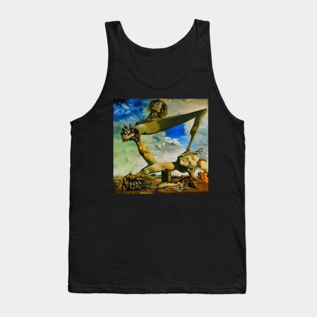 Painting Soft Construction with Boiled Beans Salvador Dali T-Shirt T-Shirt Tank Top by J0k3rx3